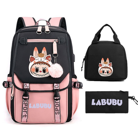 Labubu リュック Classic Bag シリーズ LABUBU ビッグ ヘッド バックパック - POP